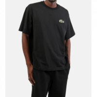 Camiseta LACOSTE Logo Bordado Negra