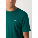 Camiseta HUGO Dero Verde Oscuro