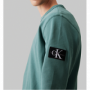 Sudadera CALVIN KLEIN Crew Turquesa