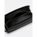 Th Corp Texture Med Washbag Black  TOMMY HILFIGER