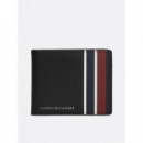 Th Corp Mini Cc Wallet Black  TOMMY HILFIGER