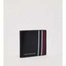 Th Corp Mini Cc Wallet Space Blue  TOMMY HILFIGER