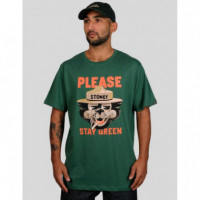 THE DUDES Camisetas Hombre Camiseta Stay Green