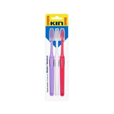 KIN CEPILLO PACK 3 UDS MEDIO