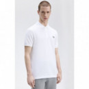 Polos Polo FRED PERRY M6000 Blanco