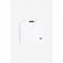 Polos Polo FRED PERRY M6000 Blanco