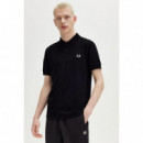 Polos Polo FRED PERRY M6000 Negro