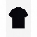 Polos Polo FRED PERRY M6000 Negro