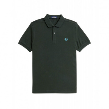 Polos Polo FRED PERRY M6000 Verde Noche / Azul Bahía