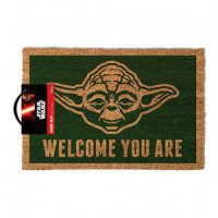 Felpudo Star Wars Yoda Welcome You Are 40X60