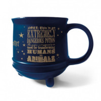 Taza 3D Harry Potter Caldero Pociones Extremadamente Peligrosas Azul