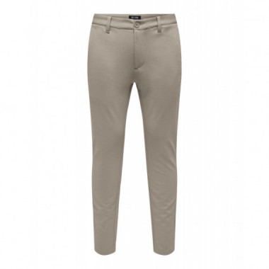 Pantalones Only&Sons Mark Tejido Jogger Gris Vintage Khaki