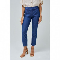 SALSA JEANS Vaqueros Mujer Pantalones Salsa Chinos Secret Push In Cropped Slim