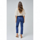 Salsa Jeans Vaqueros Mujer Pantalones SALSA Chinos Secret Push In Cropped Slim