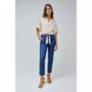 Salsa Jeans Vaqueros Mujer Pantalones SALSA Chinos Secret Push In Cropped Slim