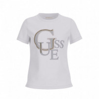 Guess Camiseta Blanca W4BI16 I3Z14-G011