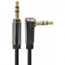 GEMBIRD Cable de Audio Estereo de 3,5MM con Forma de L de 1M