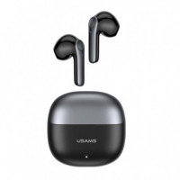 Auriculares Inalámbricos BLUETOOTH Serie BT5.1 con Estuche Negro USAMS