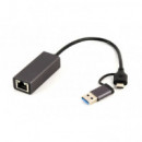 GEMBIRD Adaptador Usb-a a RJ45