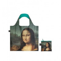 LOQI Lv.mo Bolsa Plegable Forma Leronardo Da Vinci Mona Lisa 50X42CMS/ hasta 20KG de Carga