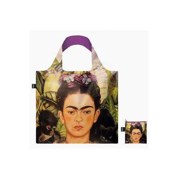 LOQI Fk.sp.r Bolsa Plegable Recicable Frida Khalo 50X42CMS/ hasta 20KGS