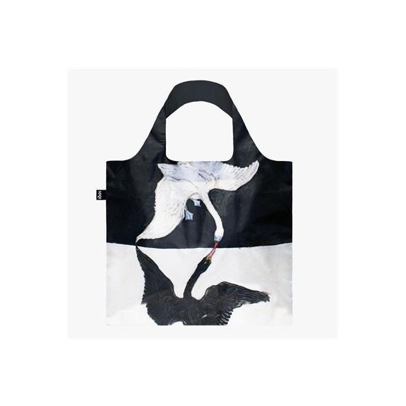 LOQI Hk.ts Bolsa Plegable Hilma Af Klint Cisnes 50X42CMS/ hasta 20KGS