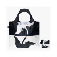 LOQI Hk.ts Bolsa Plegable Hilma Af Klint Cisnes 50X42CMS/ hasta 20KGS