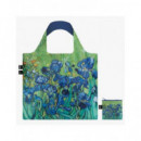 LOQI Vg.ir Bolsa Plegable Vincent Van Gogh Irises 50X42CMS/ hasta 20KG