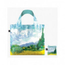 LOQI Vg.wh.r Bolsa Plegable Van Gogh a Wheat Field 50X42CMS/ hasta 20KG