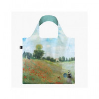 LOQI Mo.wp Bolsa Plegable Claude Monet Wild Poppies 50X42CMS/ hasta 20KG