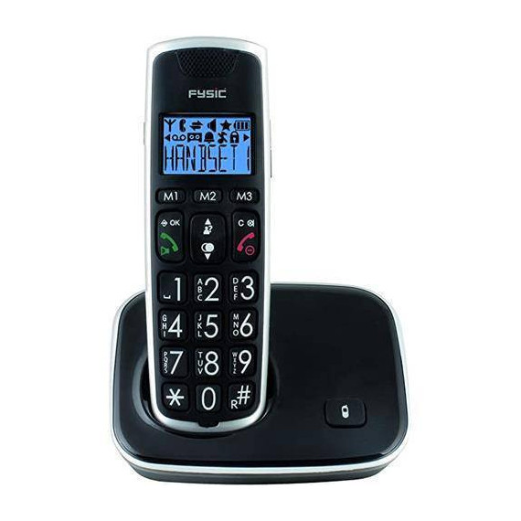 Profoon Telefono Inalambrico PDX-2708 con Teclas Grandes ,compatible con Audifonos  FYSIC