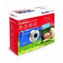 AGFAPHOTO Camara De Fotos Digital DC8200 Azul 18Mp, Full HD Con Tarjeta 16Gb y Funda De Regalo