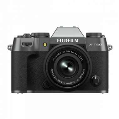 Kit Fujifilm XT50 + XF15-45mm F3.5-5.6 OIS PZ Charcoal Silver