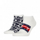 Pack de 2 Calcetines Sneakers  TOMMY HILFIGER