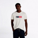 Camiseta de Corte Slim con Logo Distintivo  TOMMY HILFIGER