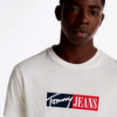 Camiseta de Corte Slim con Logo Distintivo  TOMMY HILFIGER