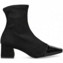 Botin Puntera Cahrol+ante Negro  MISS ELASTIC