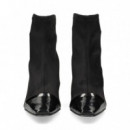 Botin Puntera Cahrol+ante Negro  MISS ELASTIC