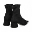 Botin Puntera Cahrol+ante Negro  MISS ELASTIC