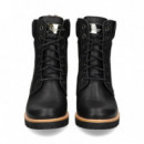 Botin Refuerzo Napa Negro  PANAMA JACK