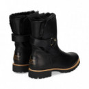 Botin Argolla Napa Negro  PANAMA JACK