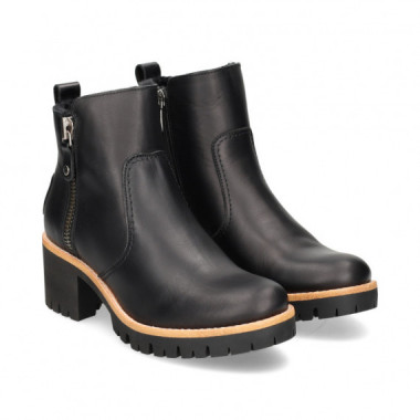 Botin Cremallera Napa Negro  PANAMA JACK