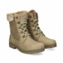 Botin Refuerzo Pelo Nobuck Kaki  PANAMA JACK