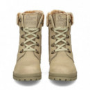 Botin Refuerzo Pelo Nobuck Kaki  PANAMA JACK