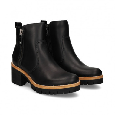 Botin Cremallera Napa Negro  PANAMA JACK