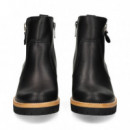 Botin Cremallera Napa Negro  PANAMA JACK