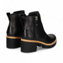 Botin Cremallera Napa Negro  PANAMA JACK