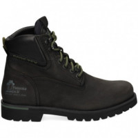 Botin Refuerzo Goretex Nobuck Negro  PANAMA JACK