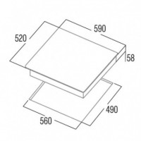 CATA Ibs 6303 E2 Placa Inducción 220-240V 50-60HZ