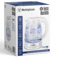 WESTINGHOUSE WKWKKL21WH Hervidor de Cristal 1.8 Litros 1.500W sin Cable